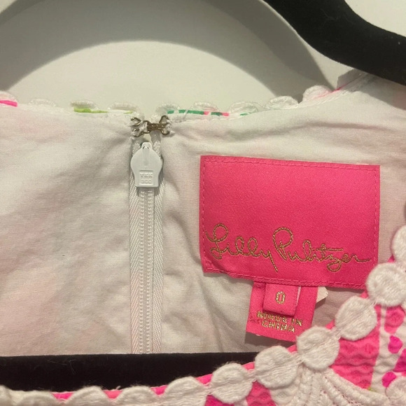 Lilly Pulitzer Maudie Stretch Shift Dress in‎ Resort White Koala Me Maybe,Size 0 - Picture 2 of 4